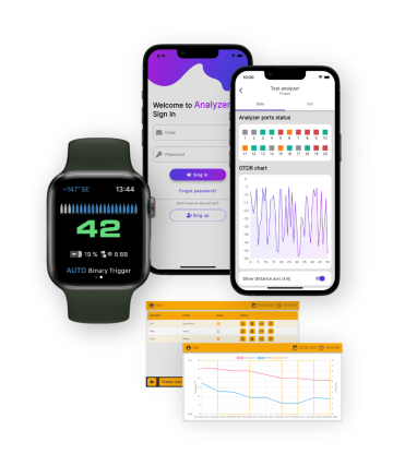 Mobile, web and desktop apps