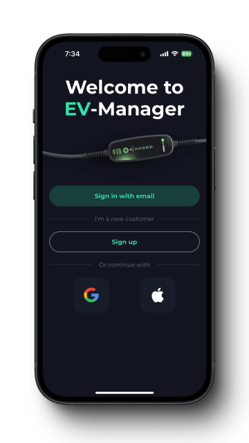 Tragbarer WallBox EcoVolter
