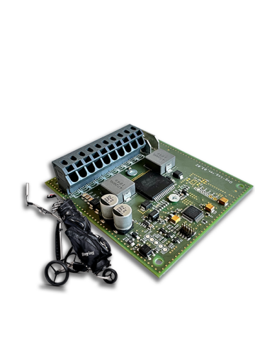 Control unit for golf carts