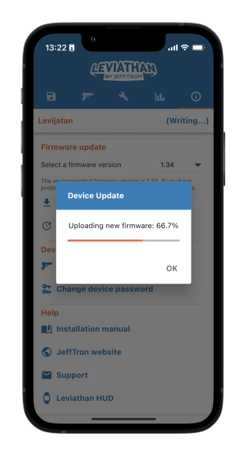Remote firmware update