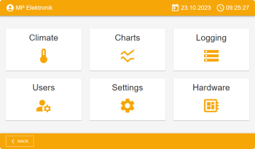 Chamber control unit with mini PC