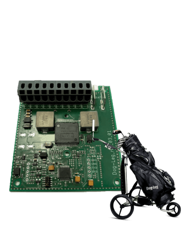 Control unit for golf carts